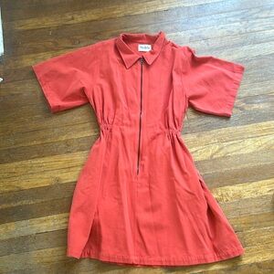 Noble Utility Dress in Paprika